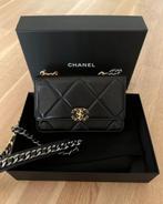 CHANEL 19 CHANEL TAS Wallet on a Chain zwart flap bag, Ophalen of Verzenden, Nieuw, Zwart, Handtas