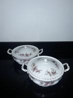 2 Royal albert dekschalen Lavender rose, Verzenden, Zo goed als nieuw, Porselein, Overige stijlen