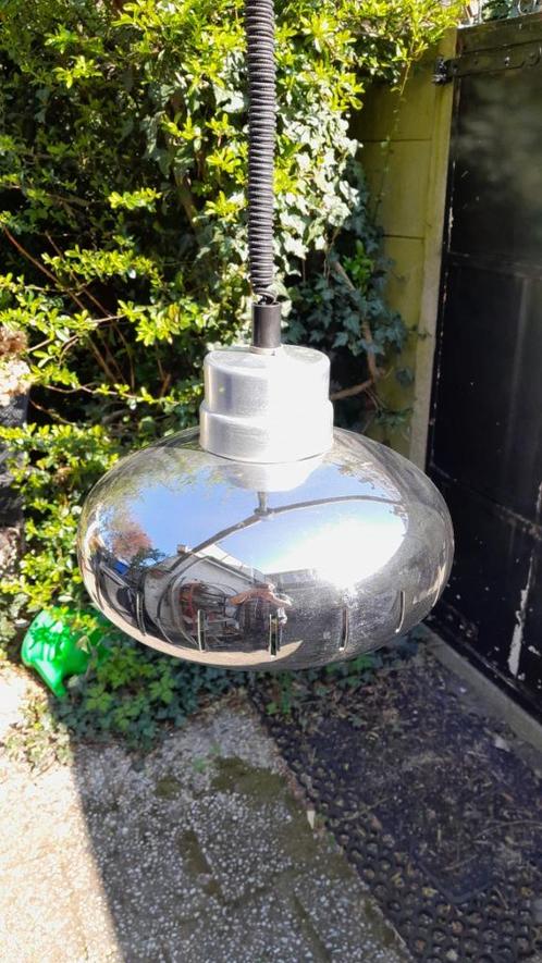 Herda Space Ace UFO Lamp design chroom vintage 60's Evoluon, Huis en Inrichting, Lampen | Hanglampen, Gebruikt, Minder dan 50 cm