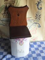 oude voorraadpot porselein/ oude keukenbak Salz/ zoutbak, Antiek en Kunst, Ophalen of Verzenden