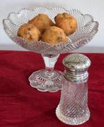 SUIKER/CACAOSTROOIER, TAZZA (FRUIT) SCHAAL DIAMANT/WAAIER, Antiek en Kunst, Antiek | Goud en Zilver, Verzenden, Zilver