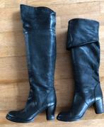 Overknee leren laarzen /zwart maat 37 met hak izgst, Kleding | Dames, Schoenen, Ophalen of Verzenden, Hoge laarzen, Zwart