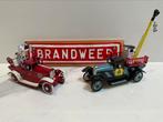 Blikken auto’s (2st) 1x Brandweer, 1x Sleepdienst, Ophalen of Verzenden