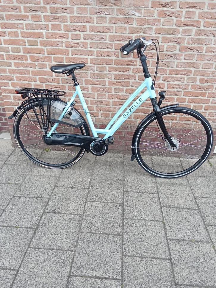 Gazelle Chamonix C7 Comfort (57) ( gratis proefrit ), Fietsen en Brommers, Fietsen | Dames | Damesfietsen, Zo goed als nieuw, Gazelle