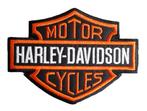 Patch Harley Davidson Logo - 130 x 98 mm, Nieuw, Ophalen of Verzenden, Hotfix applicaties