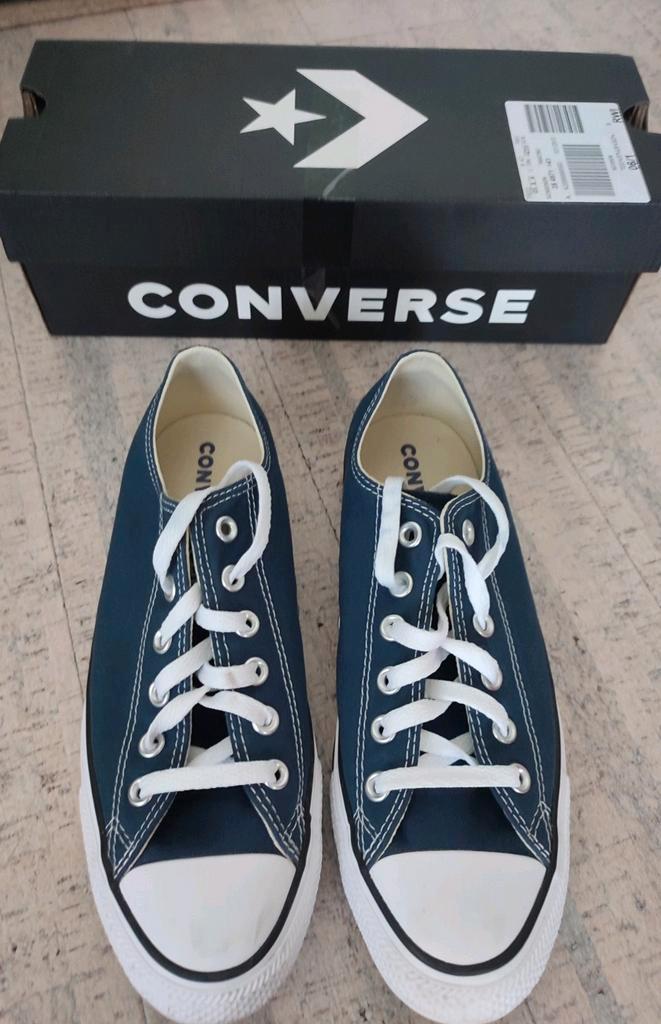 CONVERSE All star Classic marine navy lage sneakers maat 41, Kleding | Heren, Schoenen, Zo goed als nieuw, Blauw, Ophalen of Verzenden