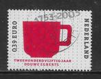 2003, Douwe Egberts, Wit, rood kopje [2193] (K3108), Postzegels en Munten, Ophalen of Verzenden