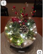 riverdale glazen vaas Kerstdecoratie, Ophalen, Overige kleuren, Minder dan 50 cm, Glas