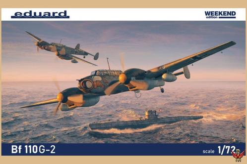 ROWASP | Eduard 1/72 Bf 110G-2 Weekend Edition, Hobby en Vrije tijd, Modelbouw | Vliegtuigen en Helikopters, Nieuw, Vliegtuig