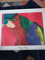 Walasse Ting kleurrijk, Ophalen of Verzenden, Minder dan 50 cm, Schilderij, Minder dan 50 cm