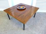 Prachtige vintage midcentury salontafel, Gebruikt, 50 tot 100 cm, Vierkant, ?