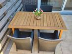 Tuinset Borek stoelen en 4SO 4 seasons outdoor tafel, Tuin en Terras, Tuinsets en Loungesets, Ophalen, 4 zitplaatsen, Zo goed als nieuw