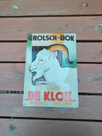 Grolsch-Bok originele Reclamebord De Klok 30 cm bij 40 cm, Ophalen of Verzenden, Gebruikt, Reclamebord, Plaat of Schild, Grolsch