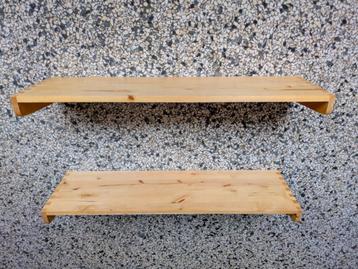 2 vintage houten IKEA Forhöja wandplanken beschikbaar voor biedingen