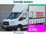 Ford Transit 130pk Dubbellucht Schuifzeilen Navi Airco Cruis, Stof, Euro 6, 4 cilinders, 2000 kg