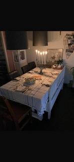 Prachtige tafellamp, brocante, industriële look!, Huis en Inrichting, Lampen | Lampenkappen, Ophalen, Gebruikt, 25 tot 50 cm, Rond