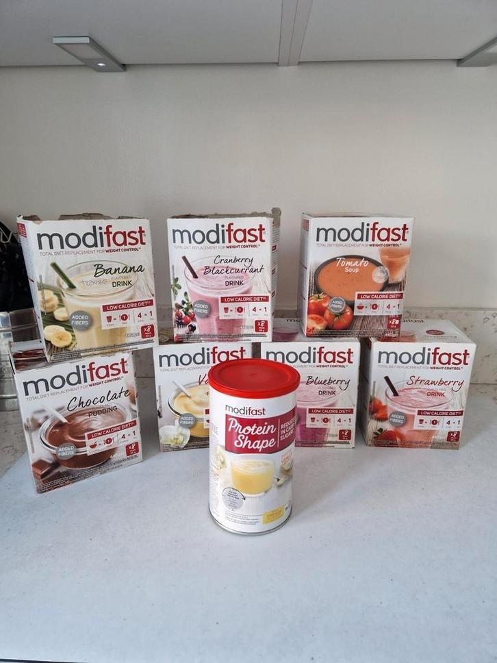 Modifast shake soup en protein shape, Diversen, Levensmiddelen, Ophalen of Verzenden