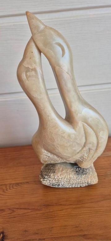 Speksteen Beeldje - Abstracte Vogels beschikbaar voor biedingen