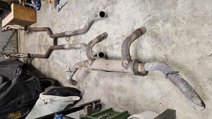 chevrolet Camaro 1970 tm 1974 uitlaat systeem met headers, Auto-onderdelen, Uitlaatsystemen, Chevrolet, Gebruikt, Ophalen