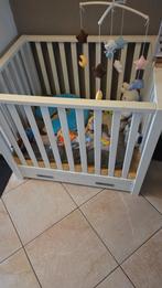 Witte box + boxkleed - in goede staat, Ophalen, Zo goed als nieuw, Ledikant