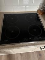 Siemens inductie kookplaat met 2 defecte kookzones, Witgoed en Apparatuur, Kookplaten, Zo goed als nieuw, Inbouw, Inductie, 4 kookzones