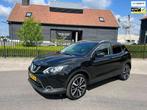 Nissan Qashqai 1.2 Premier Edition AIRCO/ECC LEER PANORAMADA, Voorwielaandrijving, Euro 5, Gebruikt, Zwart