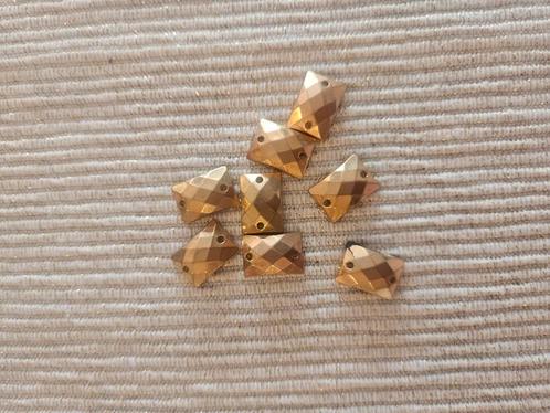 Studs: rechthoek goudkleurig, Hobby en Vrije tijd, Naaien en Fournituren, Nieuw, Overige typen, Ophalen of Verzenden