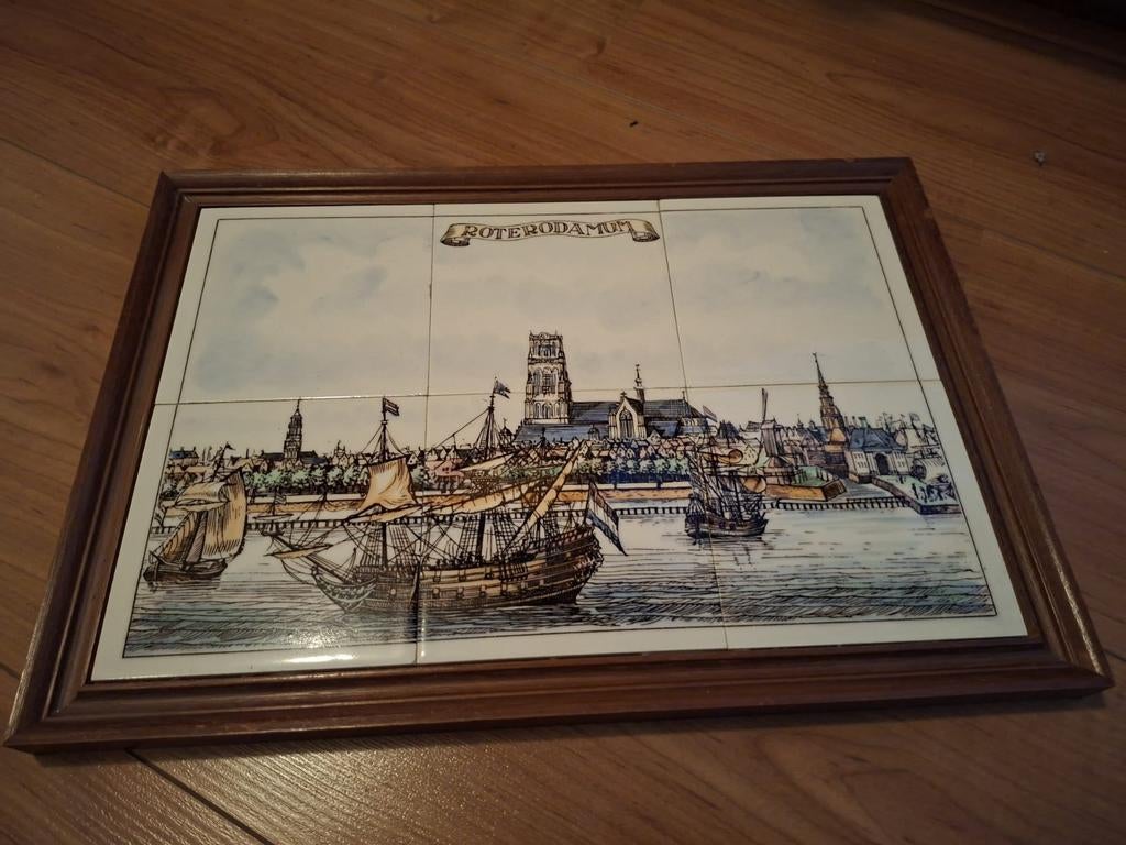 Tegeltableau Rotterdam Waalhaven, Ophalen