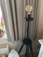 Staande ikea dimlamp zwart, Huis en Inrichting, Lampen | Vloerlampen, Ophalen, Zo goed als nieuw, Hout, 150 tot 200 cm