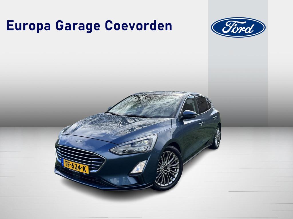 Ford Focus 1.0 EB 125PK Titanium Business | DEALER OND. | AD, Gebruikt, Euro 6, Blauw, Origineel Nederlands