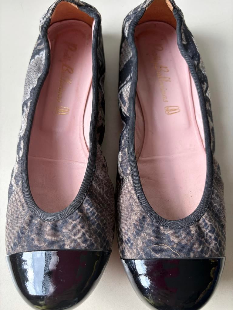 Pretty Ballerinas maat 37, dierenprint met lak neus, Ophalen of Verzenden, Zo goed als nieuw, Overige kleuren, Ballerina's