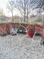 Twee gebruikte vuurtonnen, Tuin en Terras, Ophalen, Gebruikt, Vuurton