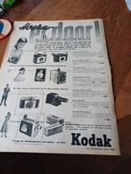 Advertentie van Kodak camera s 1956, Ophalen of Verzenden, 1940 tot 1960, Fototoestel
