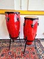 Set of Conga Drum -Set van 2  conga's drummet standaards, Ophalen, Trommel