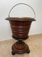 Theestoof met koperen emmer en originele comfort, Antiek en Kunst, Ophalen of Verzenden