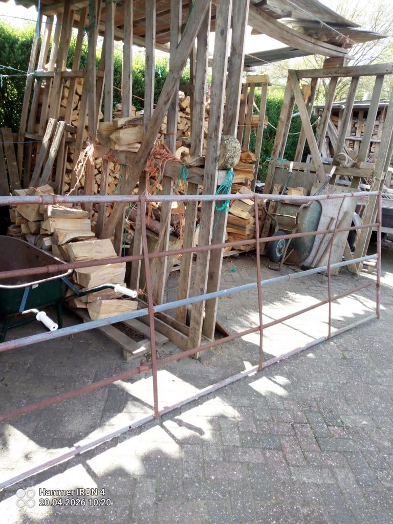 Landhek 3.50 x 1.18 m - Laswerk nodig, Ophalen of Verzenden, Gebruikt, Overige typen