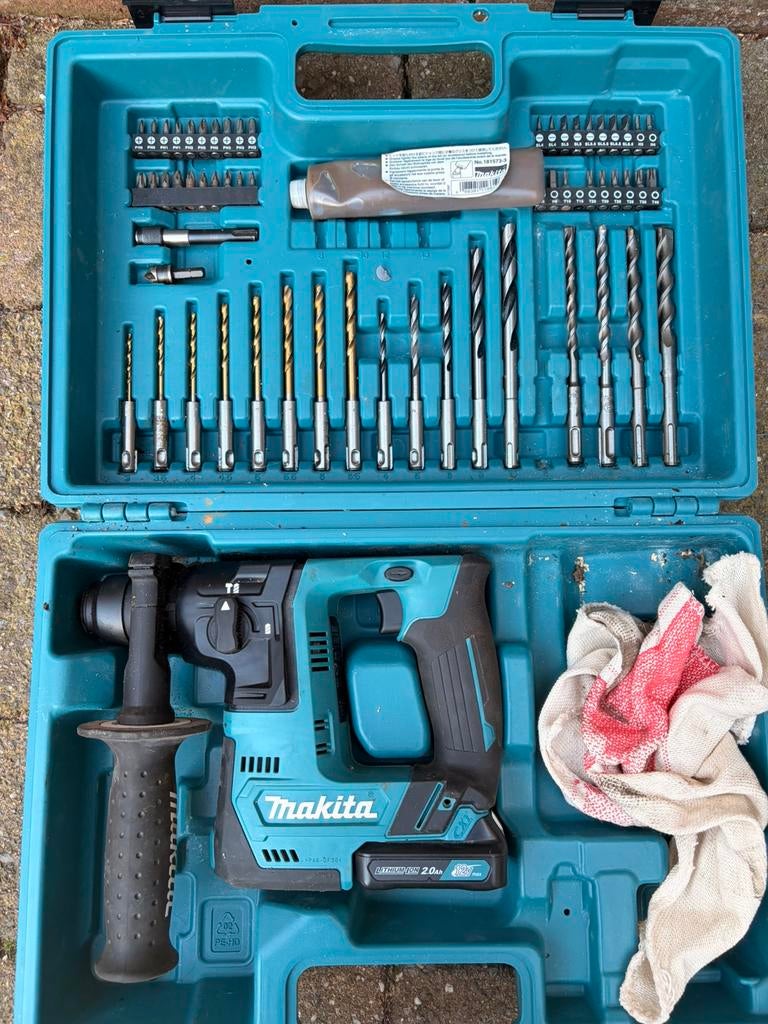 Makita accuboormachine 12v set, Ophalen, Zo goed als nieuw, Boor- en Schroefmachine
