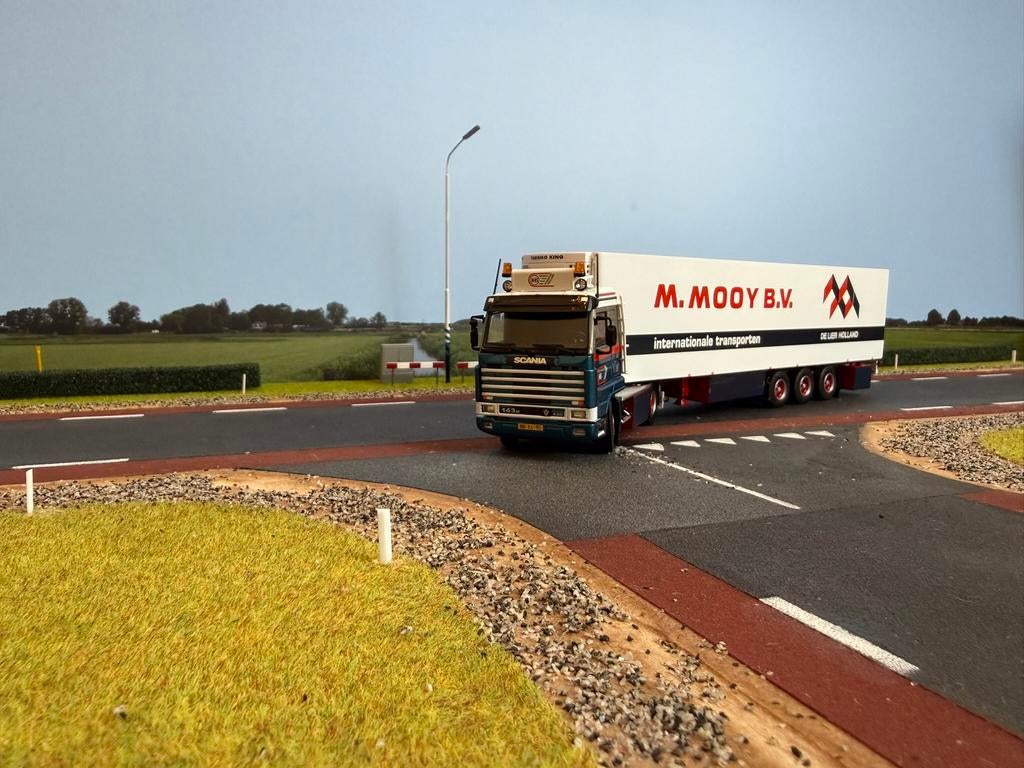 Tekno Scania Streamline 143 4x2 Schmitz koelopl M. Mooy 1:50, Hobby en Vrije tijd, Modelauto's | 1:50, Ophalen of Verzenden, Nieuw
