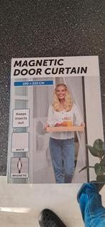 Magnetische hordeur zwart 100 x 210 cm, Ophalen of Verzenden, Nieuw, Hordeur, 200 tot 215 cm
