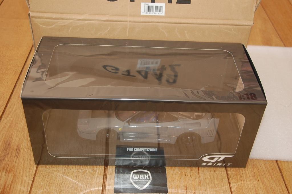 1:18 FERRARI F40 COMPETIZIONE grey GT spirit GT442 WRH, Verzenden, Zo goed als nieuw, Auto, Overige merken
