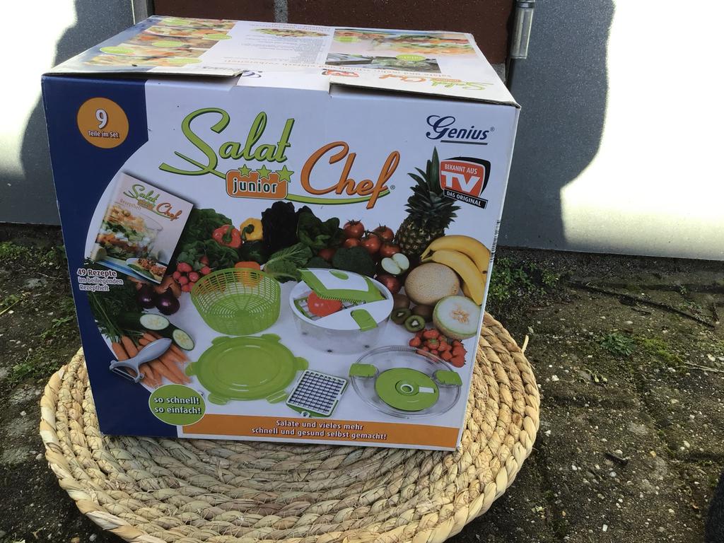 Genius Salat chef junior,keukenhulp,groentesnijder,, Ophalen, Nieuw