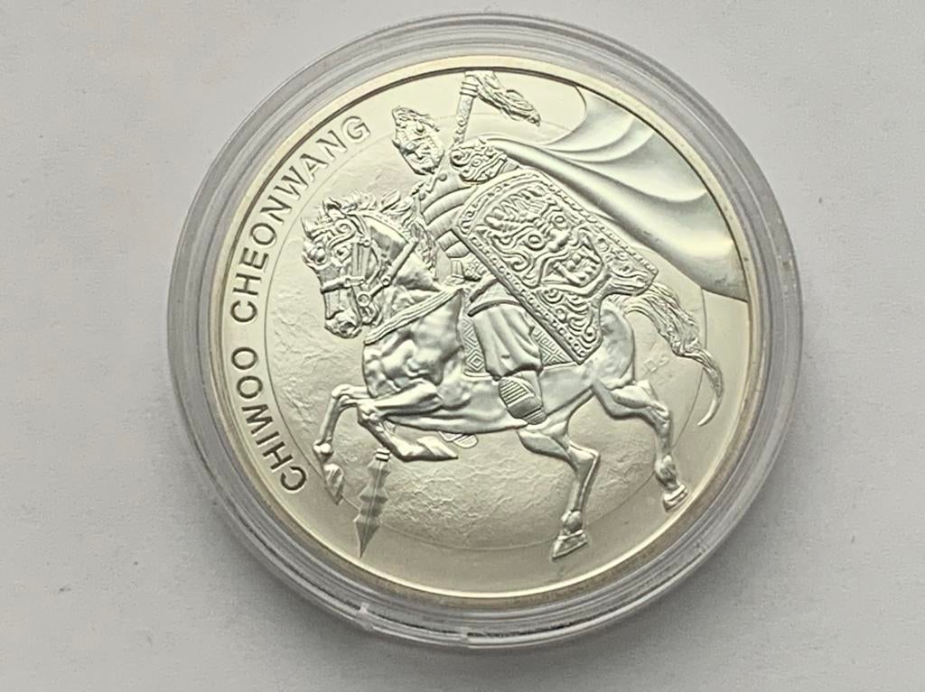 Prachtige zilveren 1 oz munt uit Korea, Ophalen of Verzenden, Zilver