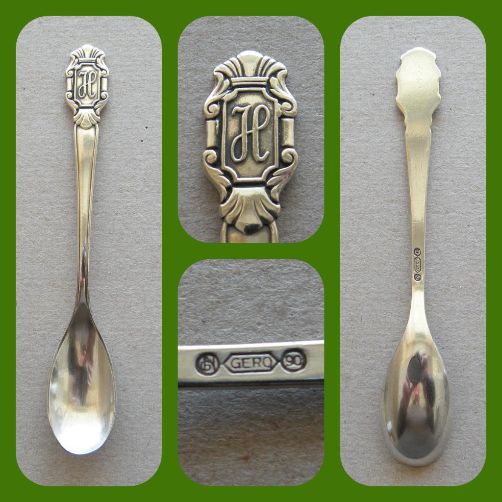 Gero lepeltje letter "H"           (Verzendkosten nl € 1,40), Verzenden