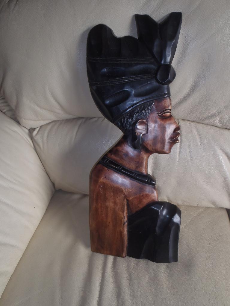 Prachtig eiken vrouwen hoofd, Ophalen of Verzenden