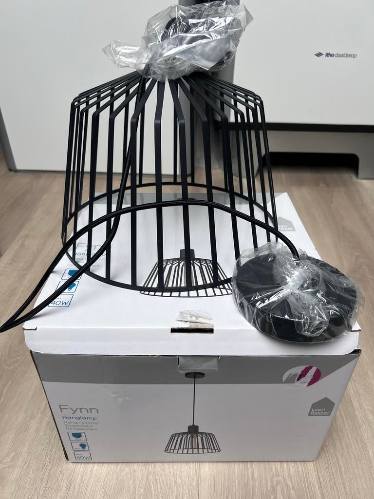 Leen Bakker Fynn hanglamp - nieuw in doos, Ophalen, Nieuw, Metaal, Minder dan 50 cm