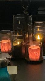 Rivièra Maison Lisbon Hurricane L - Kandelaar (glas mist), Ophalen, Overige materialen, Gebruikt, 25 tot 50 cm