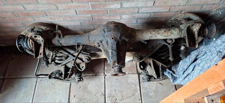 Volvo Amazon achteras en vooras compleet, Auto-onderdelen, Ophanging en Onderstel, Volvo, Gebruikt, Ophalen