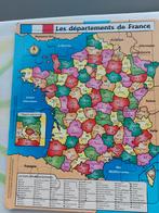 Houten legpuzzel 'Les départements de France', Ophalen of Verzenden, Minder dan 500 stukjes, Gebruikt, Legpuzzel