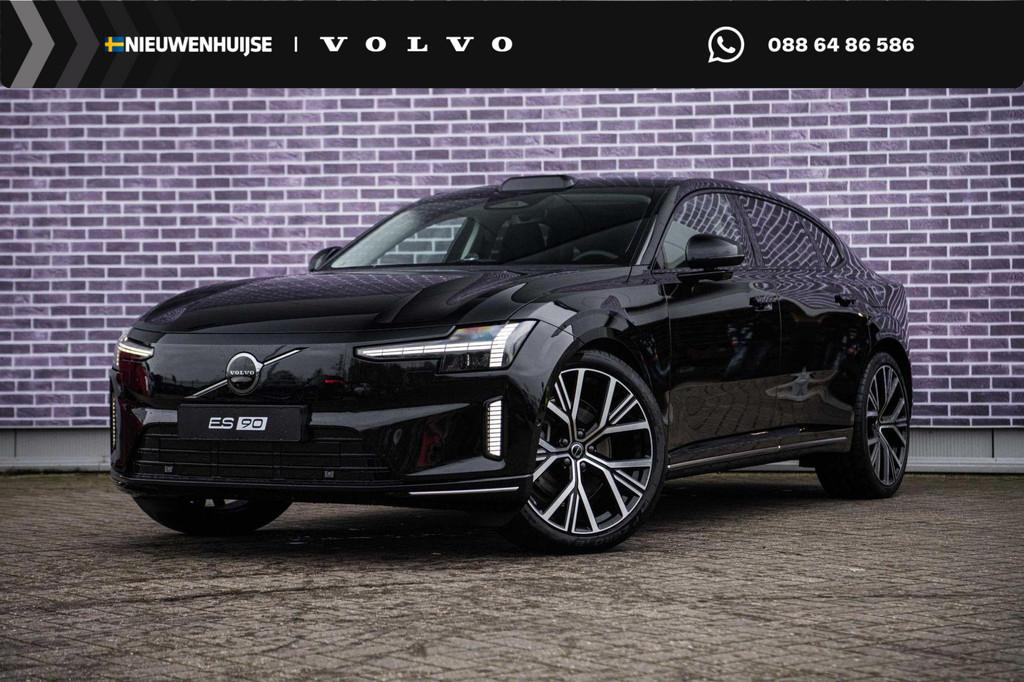 Volvo ES90 Single Motor Extended Range Ultra 92 kWh | Bowers, Auto's, Volvo, Automaat, 12 maanden, Achterwielaandrijving, Zwart