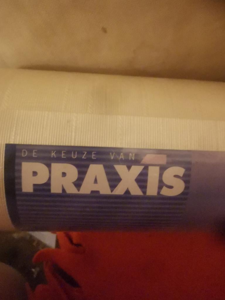 Vinyl behang verfbehang 1 rol verfbad 44A, Ophalen of Verzenden, Minder dan 10 m², Wit